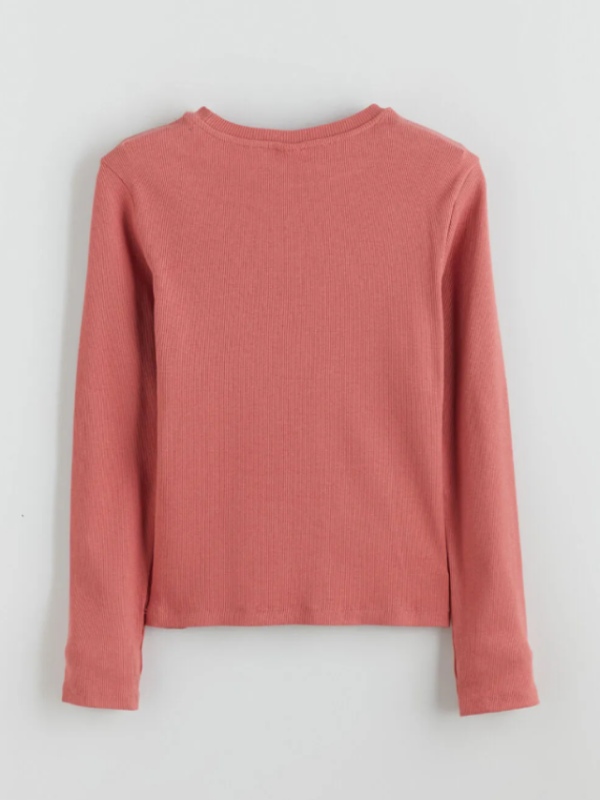 پلیور بافت کبریتی صورتی